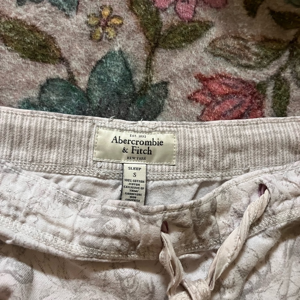 Abercrombie & Fitch White Sleep pants